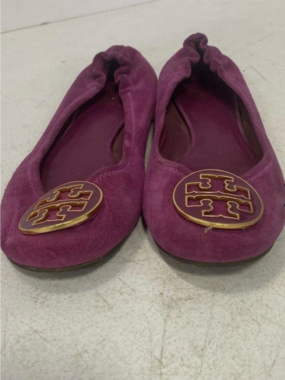 Women’s Tory Burch Reva Suede Flats Size 10.5